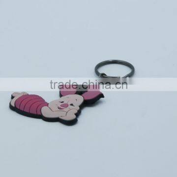 2017 Shenzhen Wholesaler Gift Small Soft Rubber Keyrings Silicone Keychain photo-6