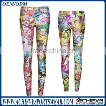 Customized Work Out Leggings, Sport Leggings Tight Pants photo-2