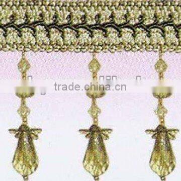 Long Braid Beaded Fringe