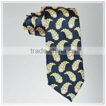 Customize design top quality digital printed silk tie