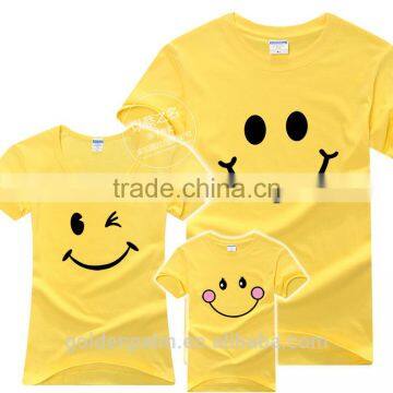 Wholesale High Quality Round Neck Cotton family t-shirts