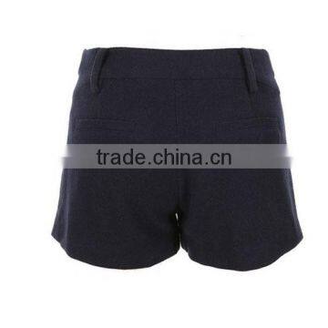 Office Ladies Elegant Tight Fit Black Shorts photo-2