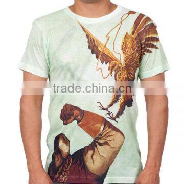 Custom Logo Sublimation Printing 100% Polyester Personalize High Top Quality Unisex Men and Ladies T-shirt photo-2