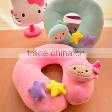 cute u-shape pillow car neck pillow