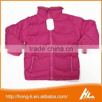 High quality cheap breathable waterproof fashion satin girls jacket