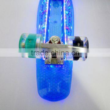 HSJ48 Transparent Original Skateboard LED Flashing Luminous Skateboard Longboard photo-4