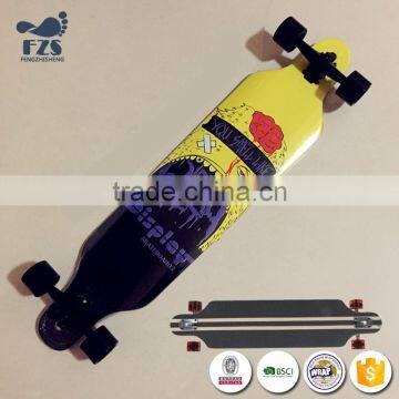 HSJ242 Original Maple Wood Skateboard Longboard Made in China photo-5