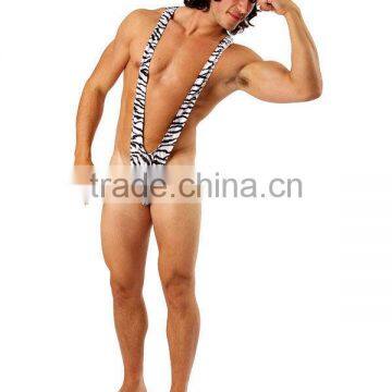 Borat Mankini Thong Swimsuit (Zebra Print)