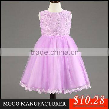 MGOO Stock Elegant Girls White Lace Dresses Girl Dresses Infant Special Occasions Princess Party MGT042-1 photo-4