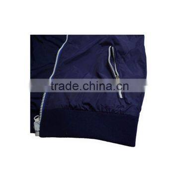 High Quality Men's Spring Reversible Jacket With Stand Collar photo-4