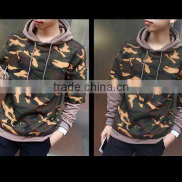 super fashion popular long sleeve camouflage uniform bulk cotton hoody for men