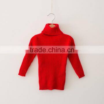 S15228A Korean Style Pullover Knitting Patterns Children Turtleneck Sweater photo-5