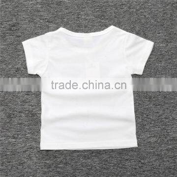 S17508A Baby Girls Summer Glasses Print Girl Cute T-shirt photo-4