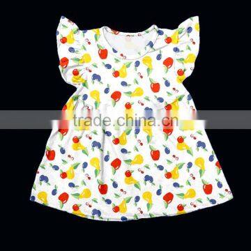 2017summer Outfit Girls Tunic Clothing Wholesale Ruffle Dress Kids Clothing Baby Clothes photo-4