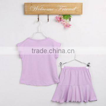 EFINNY Baby Girls Cute Eyes Printed Top Shirts and Skirt 2 Piece Sets Outfits photo-2