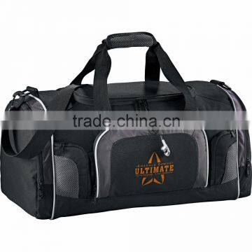 Touring 22" Deluxe Duffel Bag - Large Zippered U-shaped Main Compartment, Rear Shoe Pocket With Vents and Comes With Your Logo. photo-2