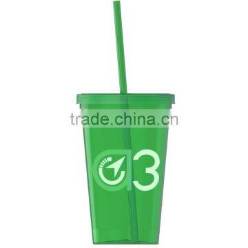 USA Made 20 oz Single Wall Tumbler With Straw And Lid - Comes With Your Logo photo-5