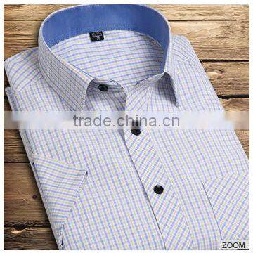 2015 Summer New Short Sleeve Shirt Man Shirt Dress Shirt Men's Clothing photo-2