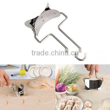 Stainless Steel Dough Press Dumpling Pie Ravioli Mould Maker Cooking Pastry Tools Circle Dumpling Device Dumpling Making Machine photo-2