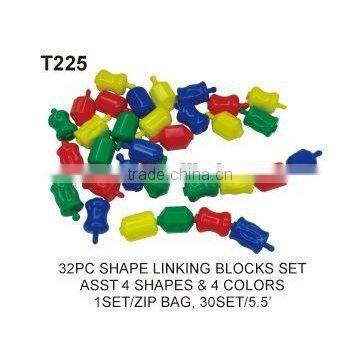 100 Pcs Triangle Linking Maths Cubes Blocks Toys
