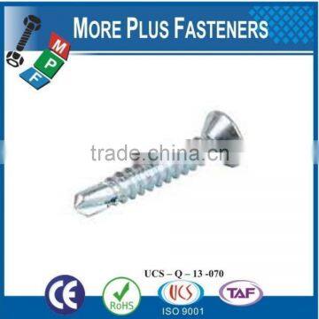 Made in Taiwan Philips Recess Flat Head Countersunk Self Drilling Screw Stainless Steel of Carbon Steel Zinc Plated OrPhosphated photo-3