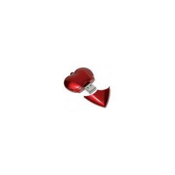 Custom Printed Logo or Engraved Available Heart Shape Valentine Day Gifts USB Flash Drive 1GB - 16G