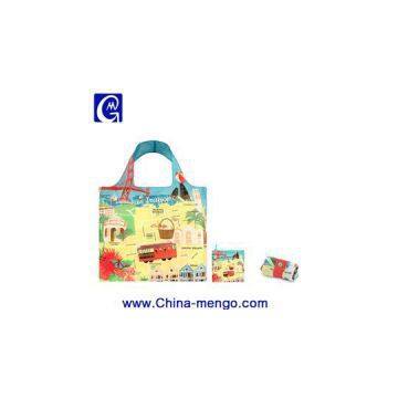 City Life Folding Canvas Shopping Bag