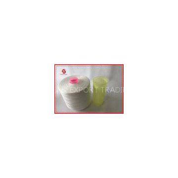 1.67kg / Cone Raw White 100% Polyester Ring Spun Yarn Paper Cone For Sewing
