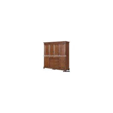 bedroom furniture for wooden closet with 4 door