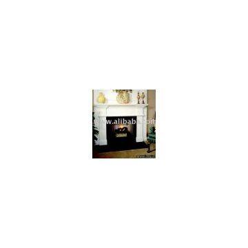 The Candler fireplace
