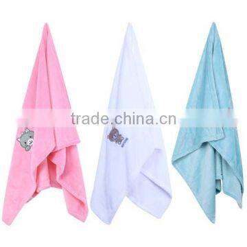 soft fleece embroidery children blanket