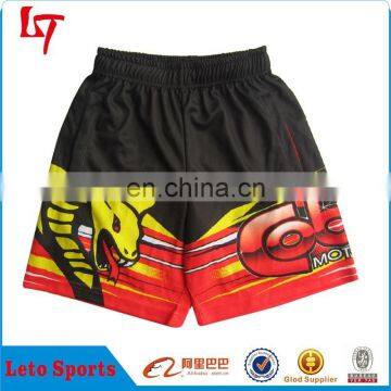 new design sublimation motor racing shorts /motorcycle shorts /motor bike uniform with protector