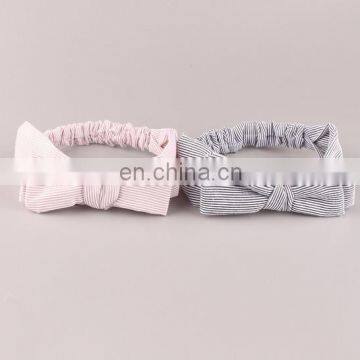 Newborn Messy Bows Headband For Baby Girl Turban Stripe Headwraps Kids Accessories