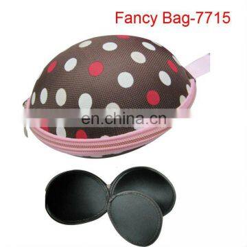 2014 new hot selling fashion travel girl's eva satin underwear design bikini bag