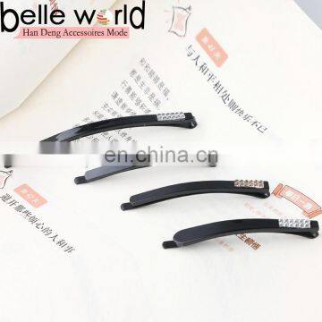 Hot sale metal hairpin with rhinestone design