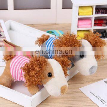 Stuffed Plush Dog Toy, Plush Dog Keychain photo-2
