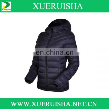 High quality female fashion design women light thin down jacket outdoor coat