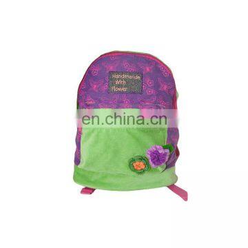 New Design Corduroy Fabric Backpack Kids School Bag