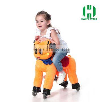 Cheap mechanical riding horse toy walking horse toy