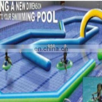 inflatable race track for swimmin pool