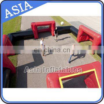 New design four goals inflatable soccer field for sale / outdoor football arena