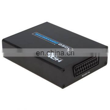 Full HD 1080P SCART to HD Converter With Scaler Adapter Box photo-2