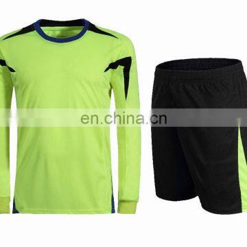 High quality long sleeve mens long sleeve soccer jersey set