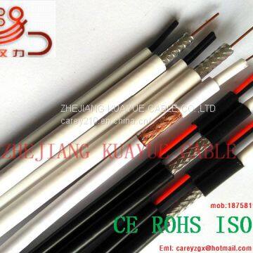 RG59 Coaxial Cable/Communication Cablee/Connector+0.5mm,0.75mm power cable