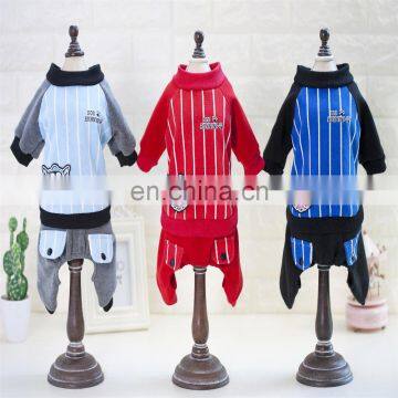 Baseball four leg pants dog clothes