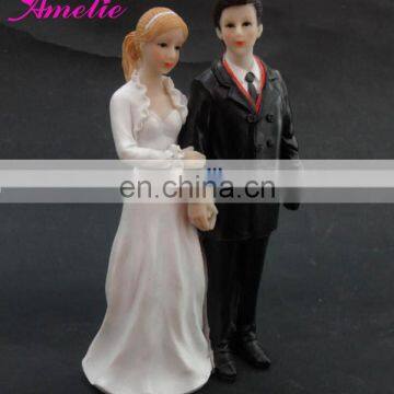 A07400 Black&White European Cake Topper For Wedding