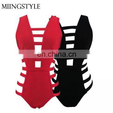 2017 Sexy Women roundneck Rompers women bandage sequin bodysuit