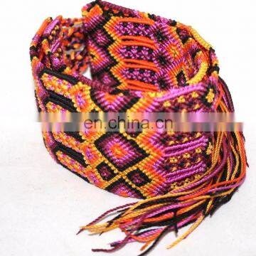 Multi Hand Woven Boho Mexican Ethnic Belt