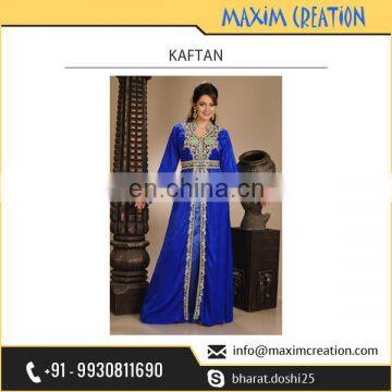 Royal Blue Fancy Ladies Long Kaftan for Festivals and Party Wear