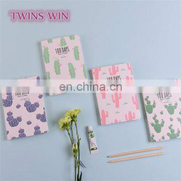 Australia New Design Simple Custom Fancy Stationery Wholesale Funny Cactus Design Kraft Paper Covers Notebook photo-4